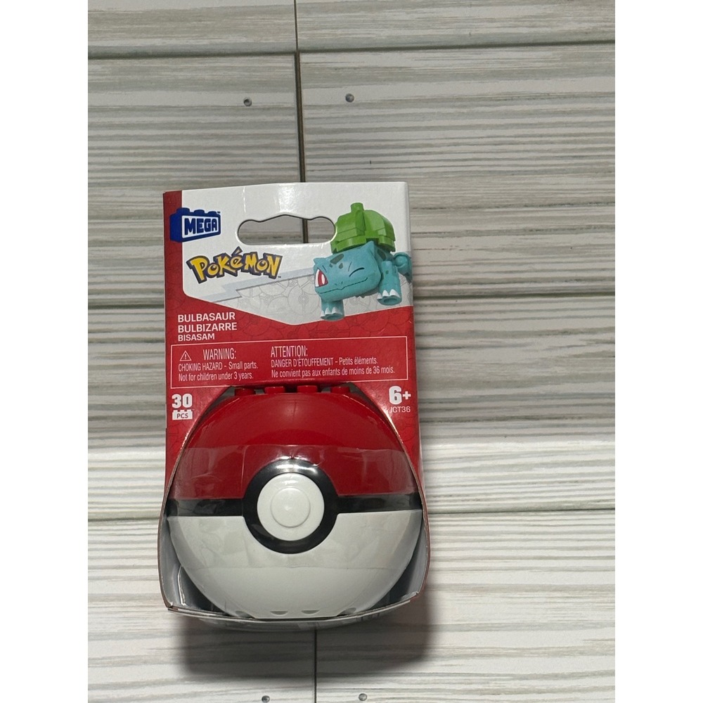 Mega Pokemon‎ Bulbasaur Building Set Poke Ball 30 Pieces JCT36 Toy Figure